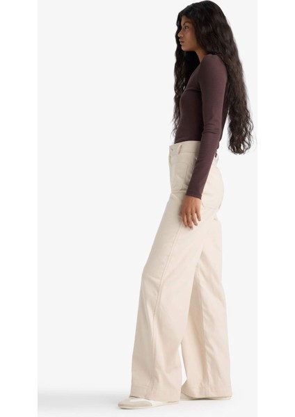 Straight Fit Yamalı Cep Normal Bel Düz Paça Uzun Boy Gabardin Pantolon modelleri