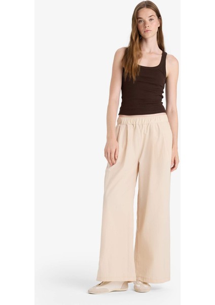 Wide Leg Çift Cepli Normal Bel Standart Boy Pantolon F9223AX25SM fiyatları