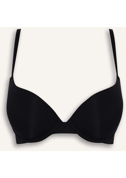 Push Up Micro Kaplı Yarım Dolgulu Balenli Tişört Bra Z3350AZ25AU