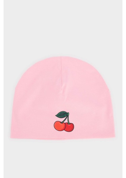 Kız Çocuk Baskılı Pamuklu Bere F2398A825SM