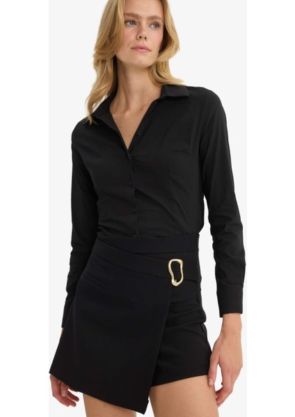 Regular Fit Bengalin Uzun Kollu Gömlek I5278AZ25AU