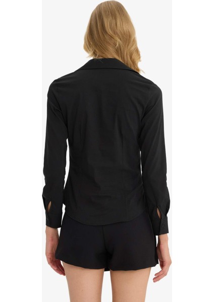 Regular Fit Bengalin Uzun Kollu Gömlek I5278AZ25AU indirimleri