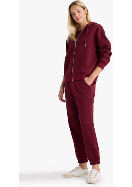 Basic Düz Cepli Beli Bağcıklı Kalın Jogger Eşofman Altı F9622AX25AU modelleri