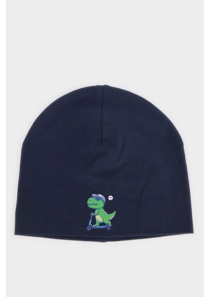 Erkek Çocuk Baskılı Pamuklu Bere F2400A825SM