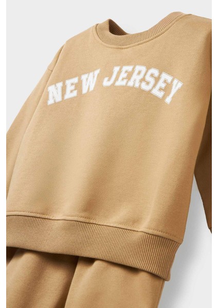 Erkek Bebek 2'li Takım Baskılı Sweatshirt Eşofman Altı E8985A525AU modelleri