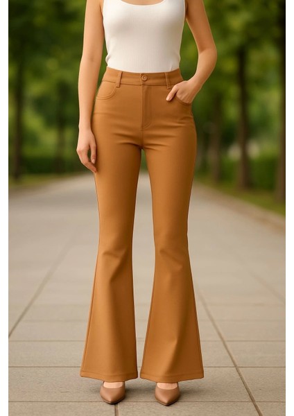 Atlas Palazzo Pantolon Kamel