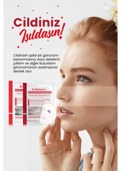 Leke Karşıtı Yüz Maskesi – Astaksantin + Koenzim Q10 Içerikli 5’li Set fiyatları