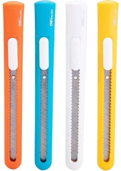 Plastik Dar Maket Bıçağı 9 Mm. 1 Adet (Karışık Renk)
