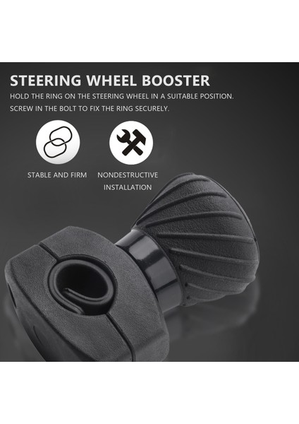 Araba Direksiyon Simidi Tutlu Tutucu Döner Düğmesi Direksiyon Simidi Booster Ball Universal Spinner Knob Universal (Yurt Dışından) modelleri