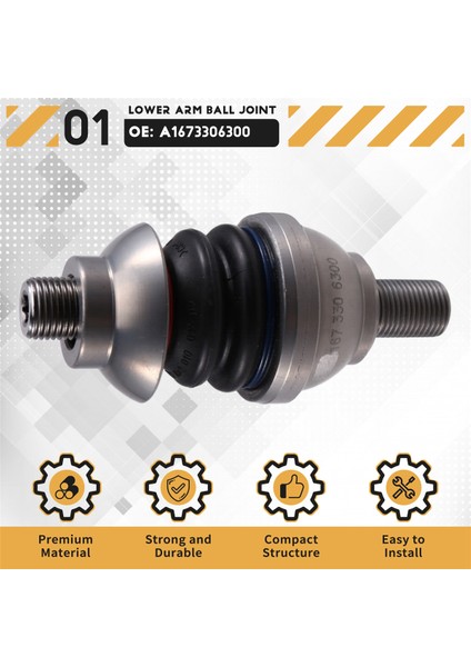 1673306300 Araba Ön Sol Alt Kol Bilyası Eklemi Mercedes Benz GLE350 GLE450 GLE53 GLE63 GLS450 GLS580 W167 2020-2023 (Yurt Dışından) fırsatları