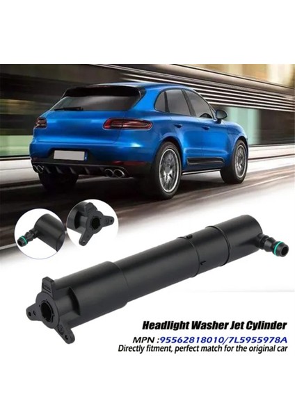 1 Çift Far Yıkama Sprey Nozul Jet Kafa Hafif Lamba Yıkama Pompası 95562818010 Porsche Için Cayenne 92A Porsche Parçaları (Yurt Dışından) indirimleri