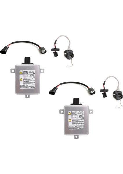 2x W3T19371 Xenon Hıd Far Balastını Işıklı ve Güç Kablosu ile 06-14 Acura 2004-2014 Honda 2007-2014 Mazda (Yurt Dışından)