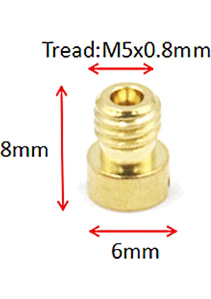 10PCS Ana Sprey Scooter Buck PE24/26/27 Halma CG-125 Nıbı A-03: 100-122 Ipucu (Yurt Dışından) fırsatları