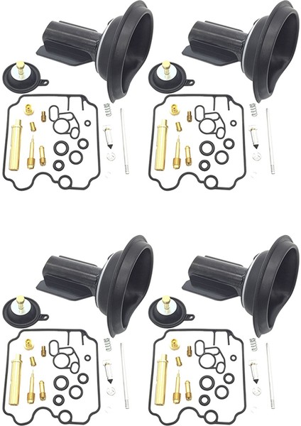 Motosiklet Karbüratör Onarım Kiti Karbüratör Yamaha Için Yeniden Oluşturma Kiti XTZ750 Süper Tenere 1989-1997 4 Set (Yurt Dışından)