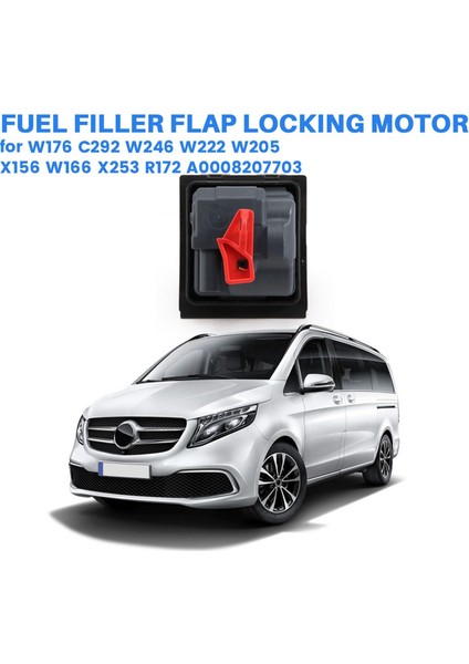 Araç Yakıt Dolgu Flep Kapağı Kilit Motor Sistemi A0008207703 Mercedes-Benz Için W176 C292 W246 W222 W205 X156 W166 X253 R172 (Yurt Dışından) modelleri