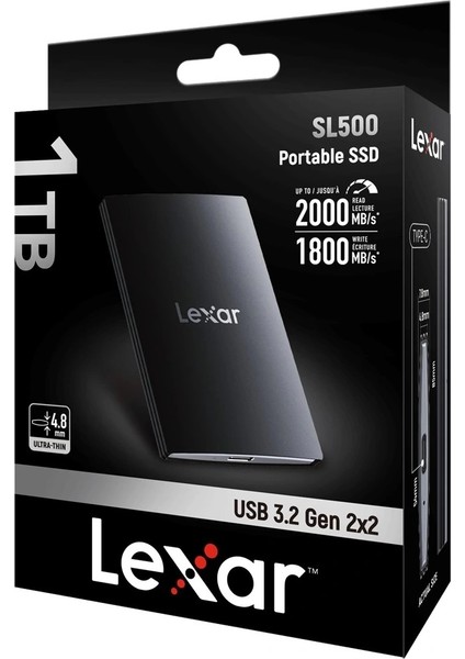 External 1tb 2000MB/S USB 3.2 Taşınabilir SSD Harddisk LSL500X001T fiyatları