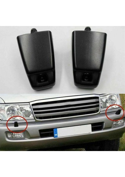 4pcs/set Ön Taraf Far Yıkama Nozul Jeti Toyota Land Cruiser 100 Serisi/lexus LX470 1998-2007 85044-60060 (Yurt Dışından) fiyatları