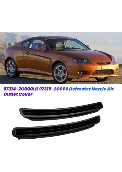 Hyundai Tiburon Coupe 2002-2008 Hava Outlet Havalandırma Grille 97314-2C000LK Için Araba Dash Isıtıcı Ayrıştırıcı Nozul Kapağı (Yurt Dışından) modelleri