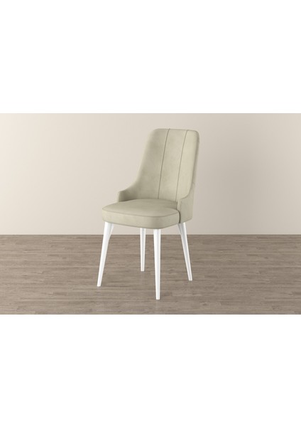 Mona Beyaz Mermer 80X132 Açılabilir Mdf Masa Yemek Odası Takımı, Mutfak Takımı 6 Adet Sandalye modelleri