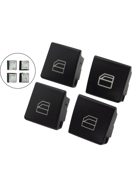 4pcs Sürücü Pencere Anahtarı Düğmesi Kapak Kapağı 2049055402 A2049055402 Mercedes-Benz Için E-Klasse W212 09-16 (Yurt Dışından) fırsatları