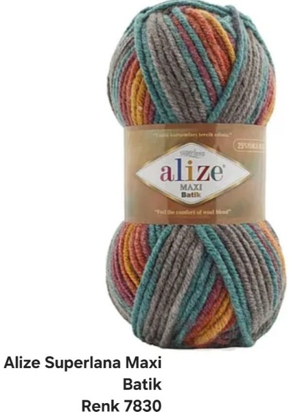Alize Superlana Maxi Batik Renk 7830