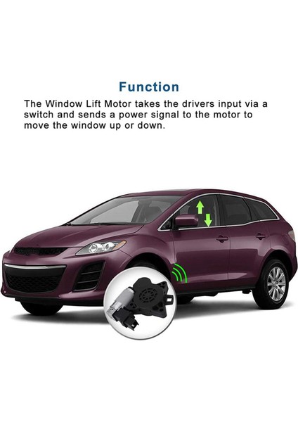 Mazda Için 2x Elektrikli Pencere Kaldırma Motoru 3 5 6 Cx-7 Cx-9 Rx-8 GJ6A5958XF G22C5958XC (Yurt Dışından) modelleri