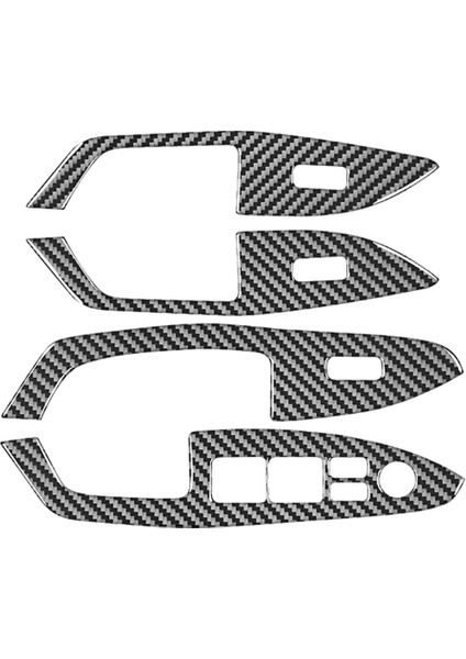 Kia K5 Optima Için Karbon Fiber 2011-2015 Lhd Pencere Kaldırma Anahtarı Kapak Trim Iç Aksesuarlar, A (Yurt Dışından)