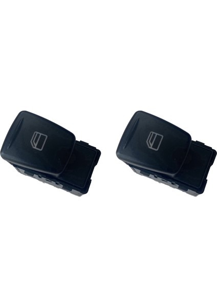 2x A4548201010 4548201010 Akıllı Forfour Için Elektrikli Pencere Regülatör Anahtarı Düğmesi 454 2004 2005 2006 Aksesuarlar Siyah (Yurt Dışından)
