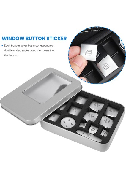 Mercedes Için Araba Penceresi Cam Kaldırma Düğmesi Etiketi Benz B C E Gla Cla Glk Gl ml Gle Sınıfı (Yurt Dışından) modelleri