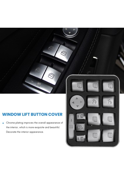 Mercedes Için Araba Penceresi Cam Kaldırma Düğmesi Etiketi Benz B C E Gla Cla Glk Gl ml Gle Sınıfı (Yurt Dışından) fırsatları