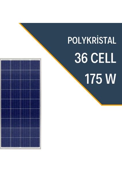175W Polykristal Güneş Paneli fiyatları