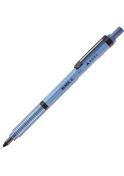 Blackline Koyu Renkler Versatil Kalem -Mavi 0.7 mm