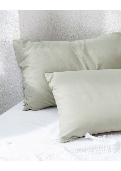 Manon %100 Pamuk 2'li Yastık Kılıfı Seti - Yeşil modelleri