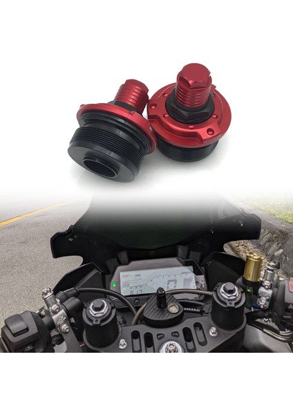 Yamaha Için Yamaha Yzf R15 V3 Ön Şok Emici Vidalı Kapak Kapağı Ön Tifmacılar Çatal Bolts Cnc Motosiklet Aksesuarları Kırmızı (Yurt Dışından) fiyatları
