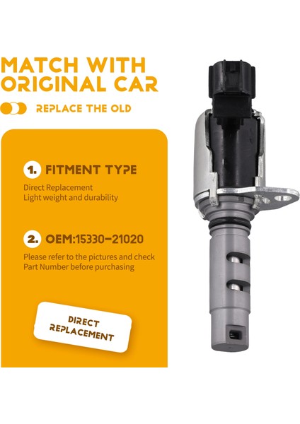 Toyota Corolla Yaris Vios Prius Için Yeni 15330-21020 Zamanlama Solenoid Vvt Valf Solenoid Kontrol Vanası (Yurt Dışından) indirimleri