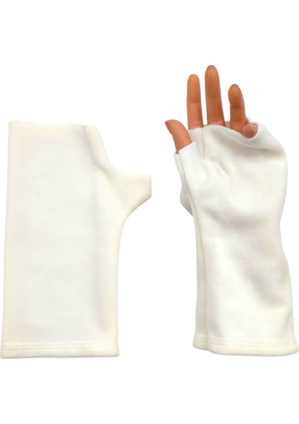 Unisex Kışlık Parmaksız Polar Eldiven Fingerless Gloves