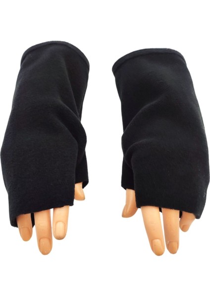 Unisex Kışlık Parmaksız Polar Eldiven Fingerless Gloves fırsatları