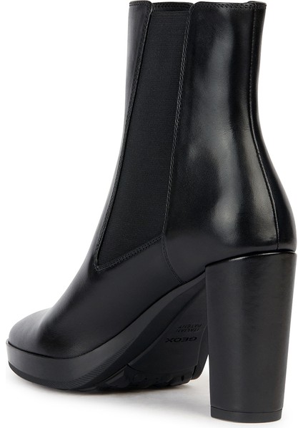 Kadın Siyah Walk Pleasure Deri Plaftorm Topuklu Bot D35TFC00043C9999 fırsatları