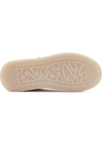 Kadın Bej New Era Bağcıklı Deri Sneaker G03G100017 fırsatları