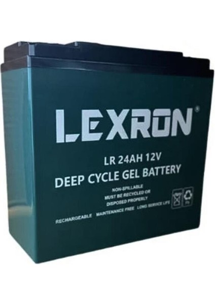 Lexron 24AH 12V Jel Akü