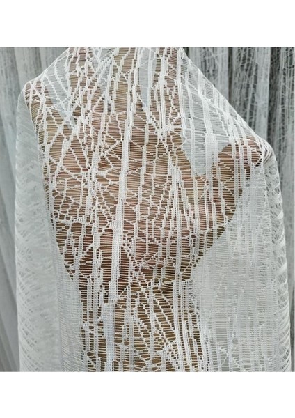 Pilesiz Cam Kırığı Spor Desenli Örme Tül Perde 175 x 260 cm fırsatları