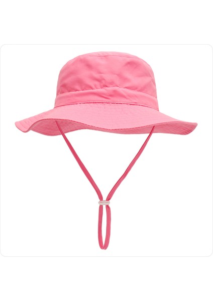 Rüzgar Geçirmez Güneşlik Güneş Koruyucu Minimalist Çocuk Şapka (Yurt Dışından)