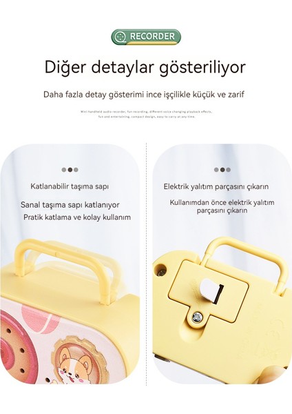 Mini Eğlenceli Retro Kayıt Cihazı Anahtarlık Asılabilir Süs (Yurt Dışından) modelleri