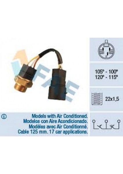 Zengezur An MÜŞÜrÜ Hararet FİŞlİ Corsa B-combo B-tigra 1.0-1.2-1.4-1.6