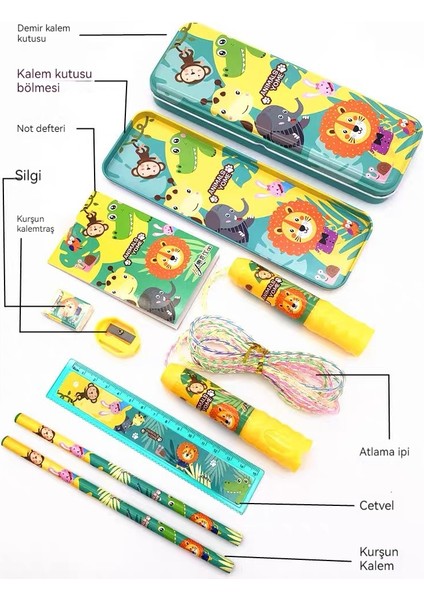 Çocuk 9 Parça Portatif Kırtasiye Seti (Yurt Dışından) fiyatları