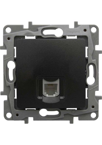 768639 Raventi Siyah Data Priz 1XRJ45 Cat6