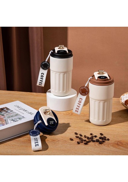 Yeni 316 Paslanmaz Çelik Akıllı Sıcaklık Ölçüm Öğrenci Su Bardakları (Yurt Dışından) indirimleri