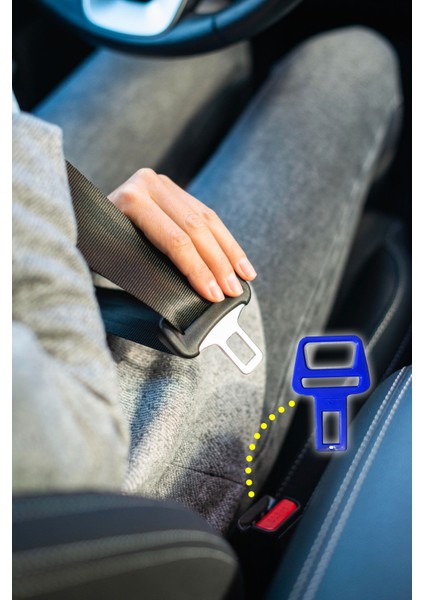 Emniyet Kemeri Oto Aksesuarı Aparat, Şişe Açıcı, Evrensel Uyumlu, Yükseltici, Mavi fırsatları