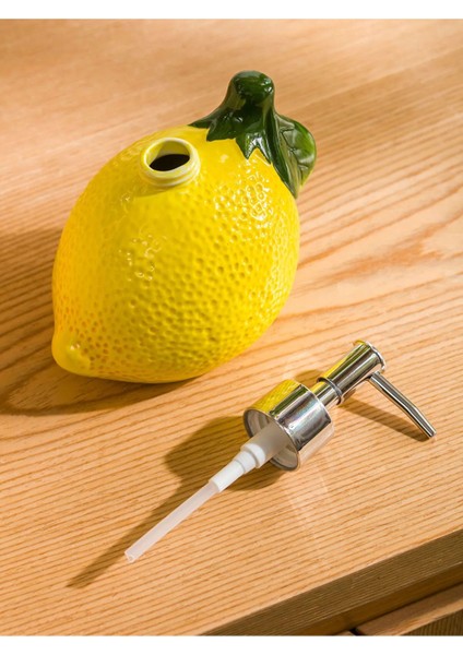 Sarı Limon Figürlü Seramik Sıvı Sabunluk fırsatları