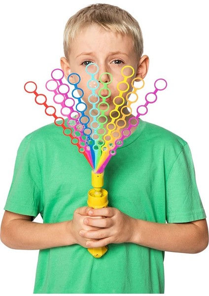 Yelpaze Şeklinde Baloncuk Yapma Çubuğu